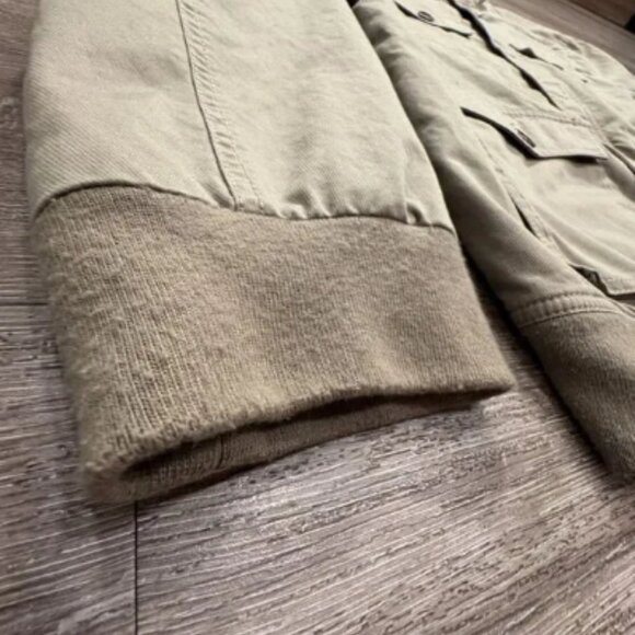 John Varvatos Jacket Mens 2XL Field Jacket Utility Full Zip Military Ribbed Hem - Picture 4 of 11